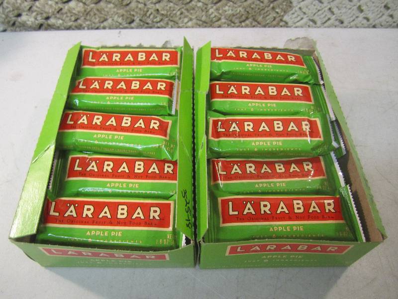 lot 142 image: 36 Larabar Fruit & Nut Bars Apple P...