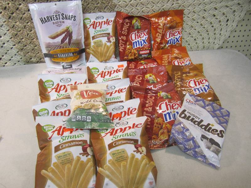 lot 150 image: Mix Lot of Misc Chex Mix and other ...
