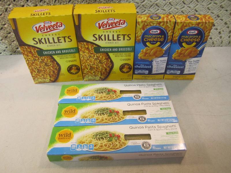 lot 156 image: Mix Lot of Velveeta Dinner Kits Kra...