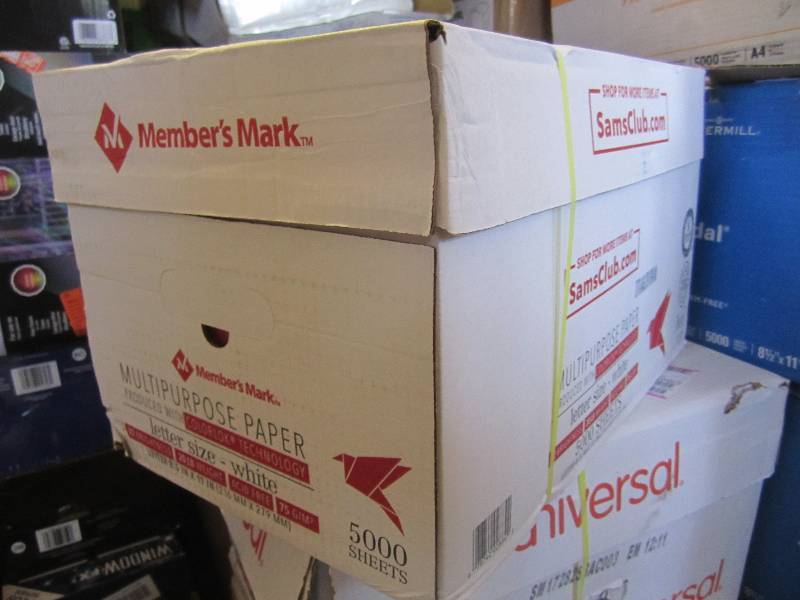 lot 196 image: Case of 8.5 x 11 Printer Paper 50...