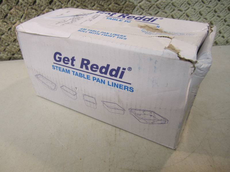 lot 209 image: Box of 250 Steam Table Pan Liners 2...