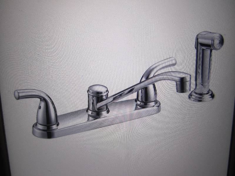 lot 222 image: Glacier Bay Builders 2-Handle Stand...