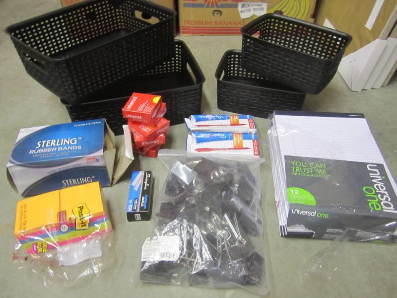 lot 224 image: Misc Office Supplies  D-2...