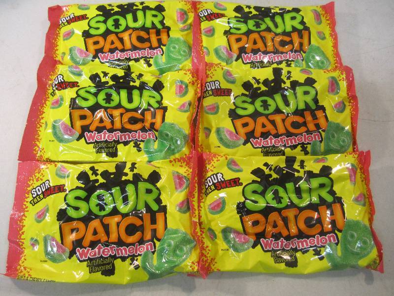 lot 237 image: 6 Bags of Sour Patch Watermelon Sou...