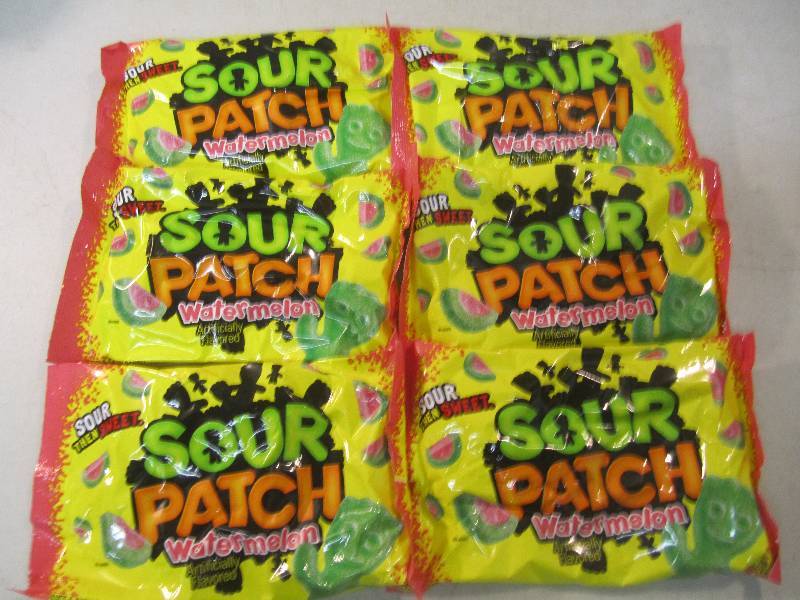 lot 238 image: 6 Bags of Sour Patch Watermelon Sou...