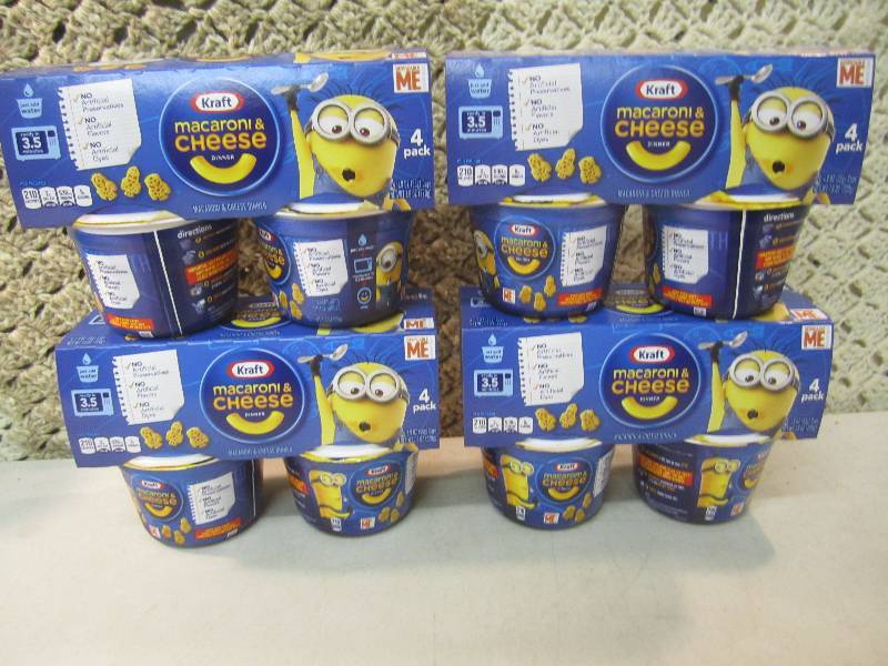 lot 240 image: 4 - 4 Packs of Kraft Macaroni & Che...