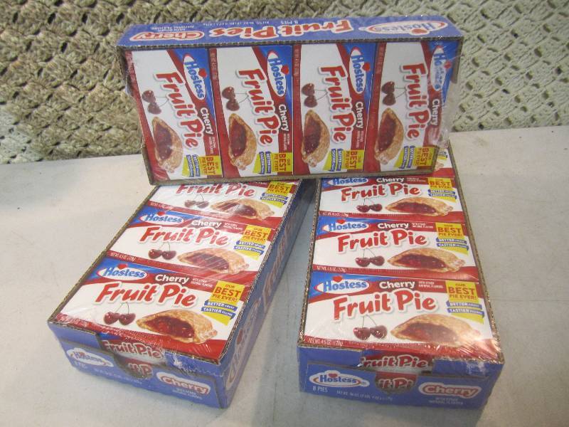 lot 242 image: 3 Packs with 8 Hostess Cherry Fruit...