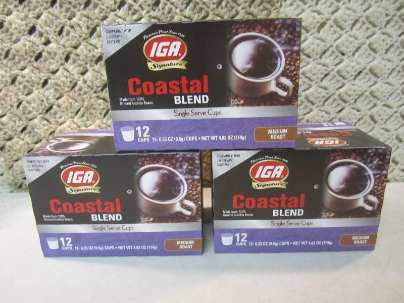 lot 244 image: 3 Boxes of Coastal Blend Single Ser...