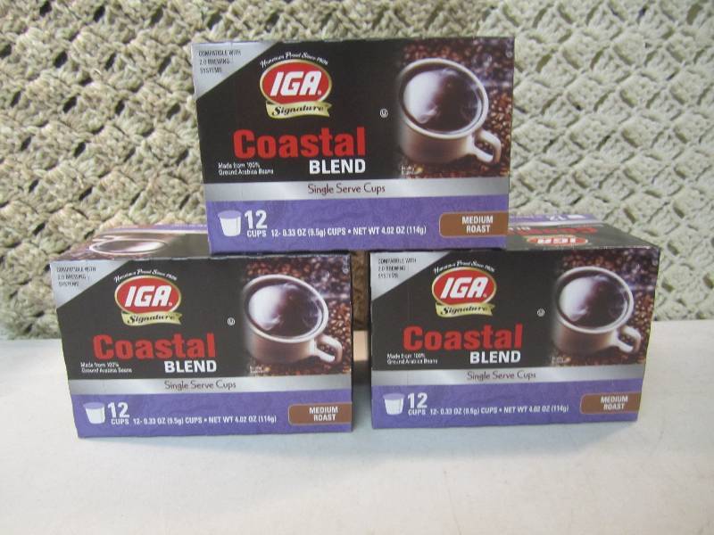 lot 245 image: 3 Boxes of Coastal Blend Single Ser...