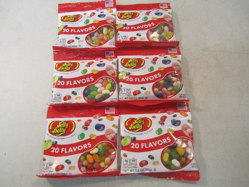 lot 287 image: 6 Bags of Jelly Belly Jelly Beans 2...