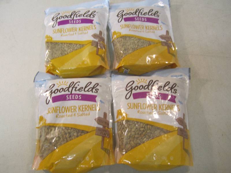 lot 294 image: 4 Bags of Roasted & Salted Sunflowe...