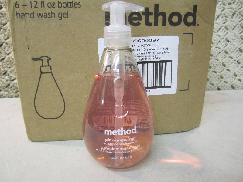lot 66 image: Case of 6 Pink Grapefruit Hand Wash...
