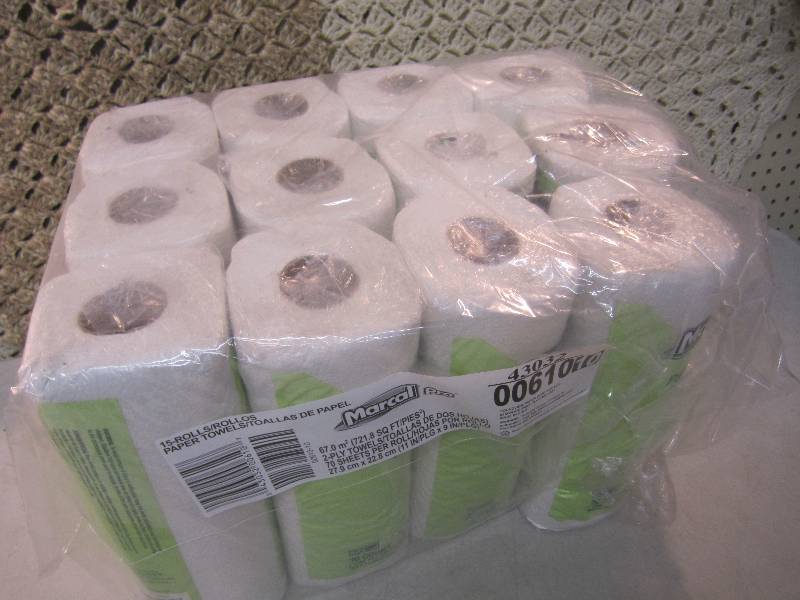 lot 69 image: 12 Rolls of Paper Towels  A-3...