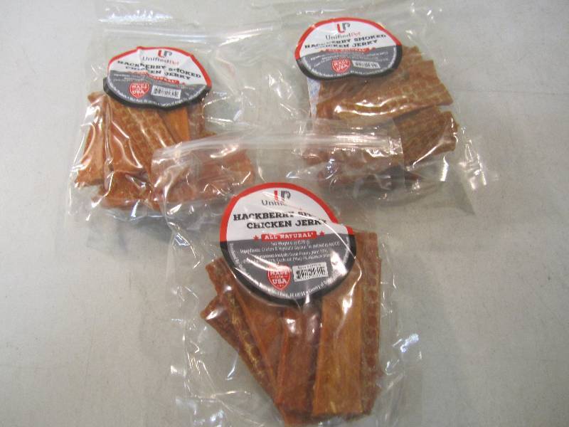 lot 298 image: 3 Bags of Hackberry Smoked Chicken ...
