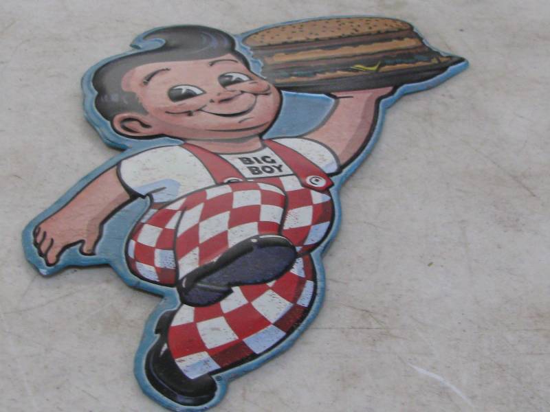 lot 24 image: Big Boy Metal sign