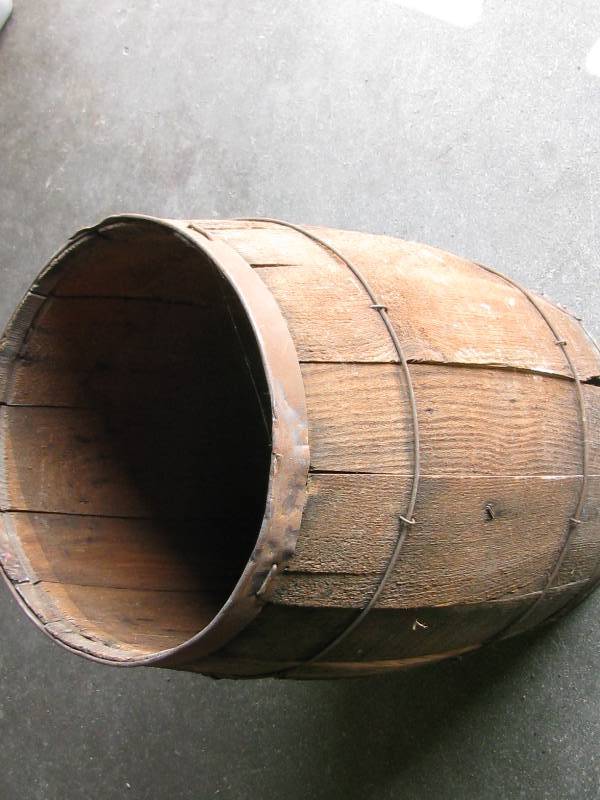 lot 88 image: Wood Nail Keg