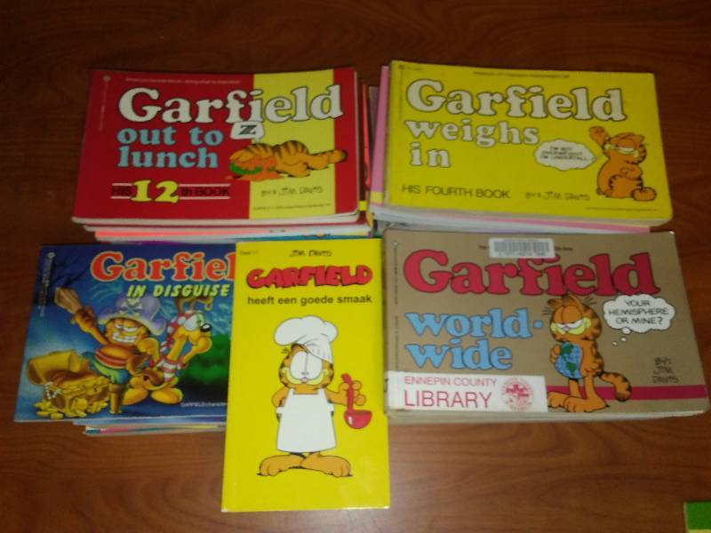 Garfield books, over 40, Jim Davis