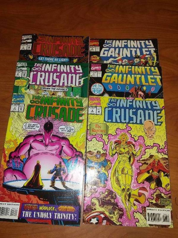 6 comics - Infinity Crusade or Infinity Gauntlet