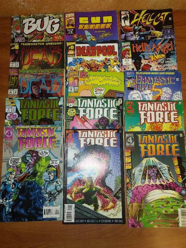 15 Comics, Fantastic Force, Book of the Dead, Hellcat, Beavis