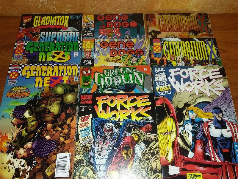 10 comics, Workforce, Generation X, Gene Dawgs