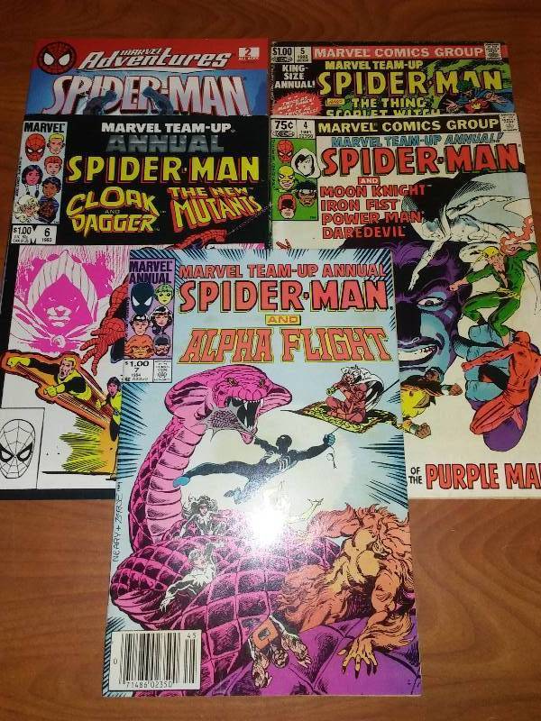 5 Spider-Man comics, early 80s and more