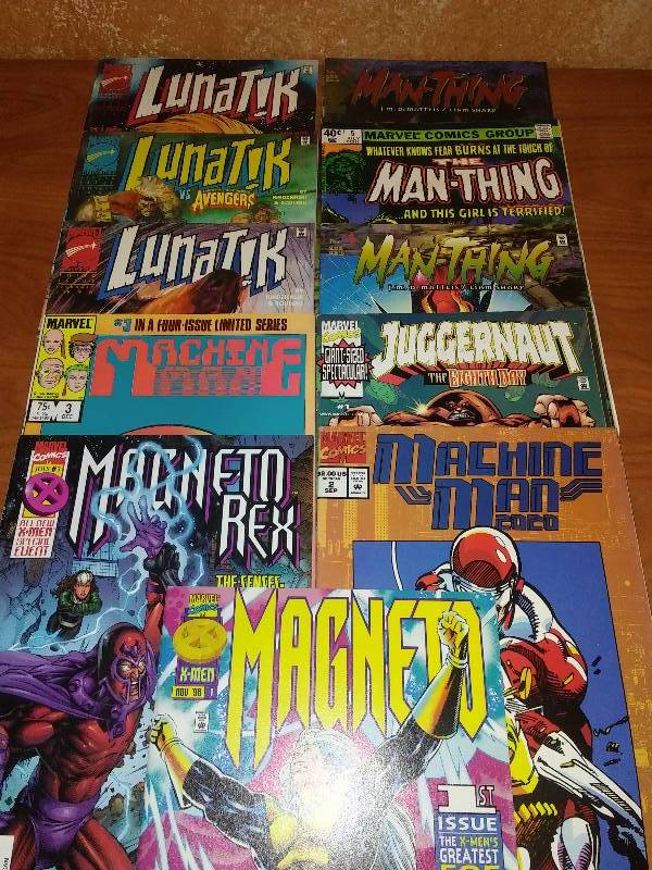 11 comics, Lunatic, Man Thing, Machine Man and more