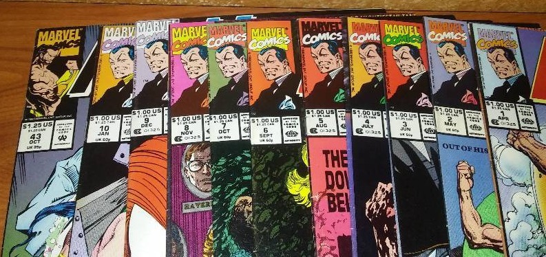11 Namor 1 through 10  43 1990