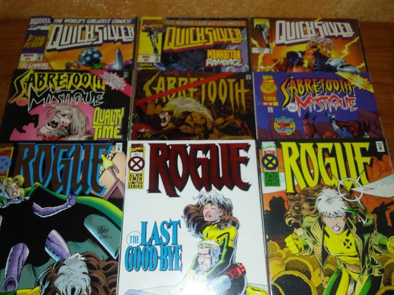 9 Comics, Rogue, Sabretooth and Quicksilver