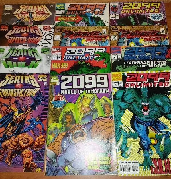 12 comics- 2099 (8), Sentry (4)