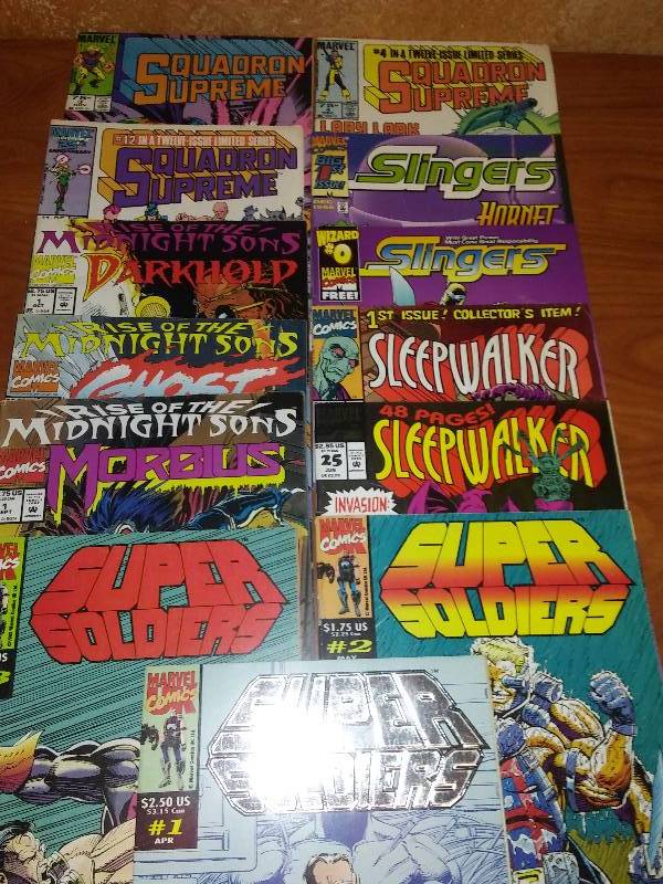 13 Comics, Super Soldiers, Squadron Square and more