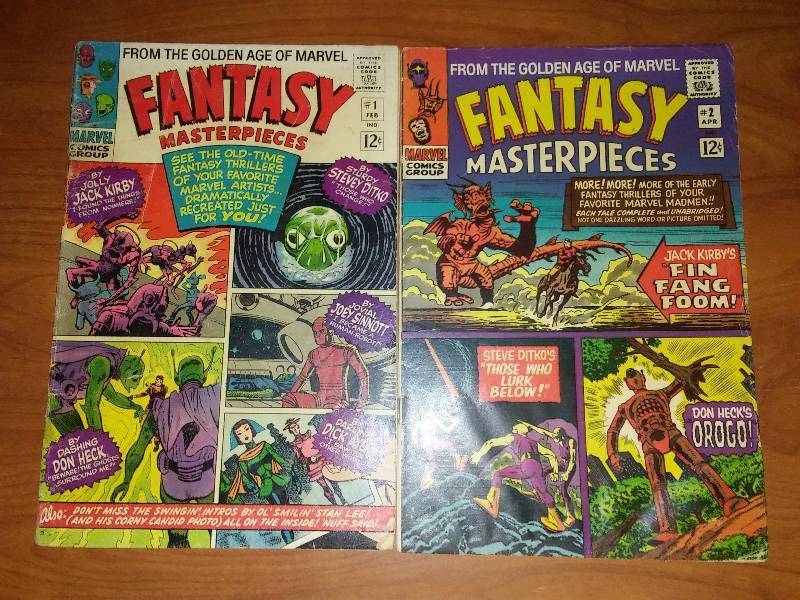 2 Marvel fantasy masterpieces #1, #2, April 1966