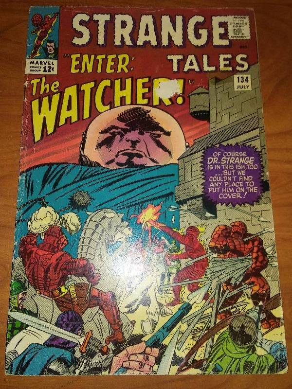 Strange Tales enter The Watcher No. 135 July 1965