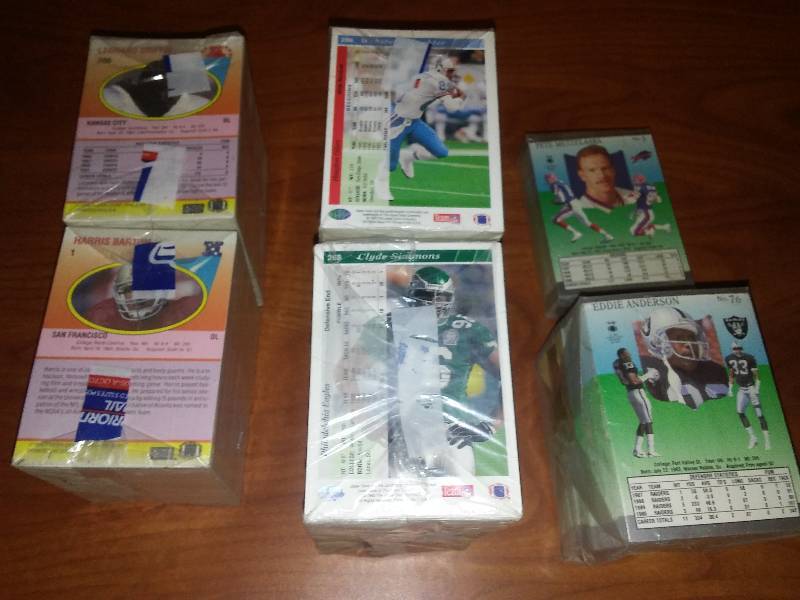 3 NFL football card sets