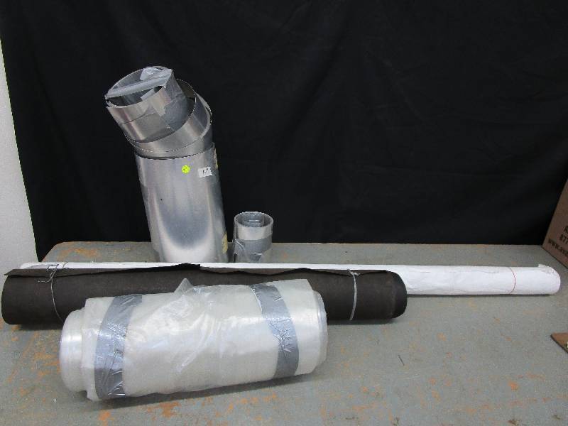 lot 57 image: Plastic, Tyvek, Tar Paper and Flashing
