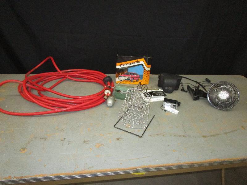lot 74 image: Airhose, Air Pressure Piece, Fan, Car Camera, Stoneguards