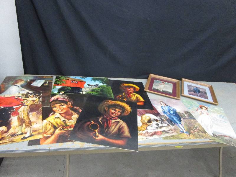 lot 81 image: Sheffield Framed Pictires, 10 Matted Pictures