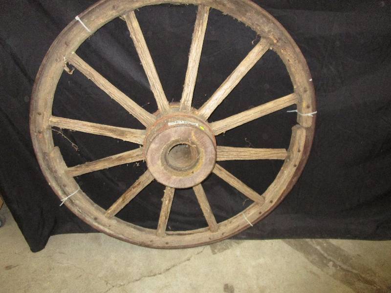 lot 97 image: Wagon Wheel, 44 in Diameter