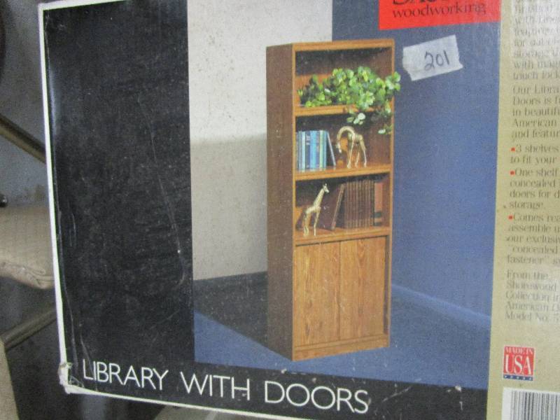 lot 125 image: 2 Library Shelves still in Box
