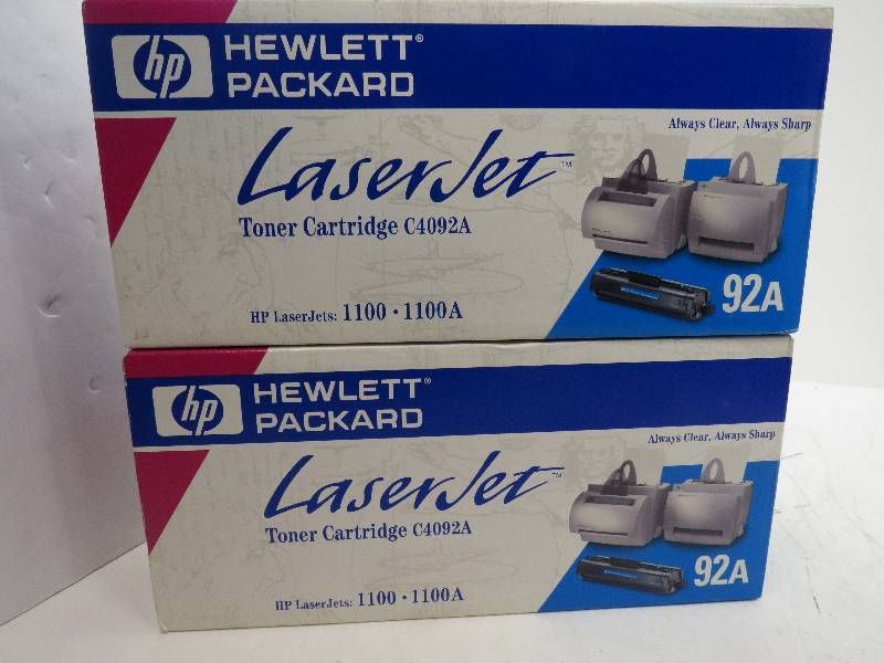 lot 17 image: lot of 2 Lasor Jet Toner Cartridge C4092A