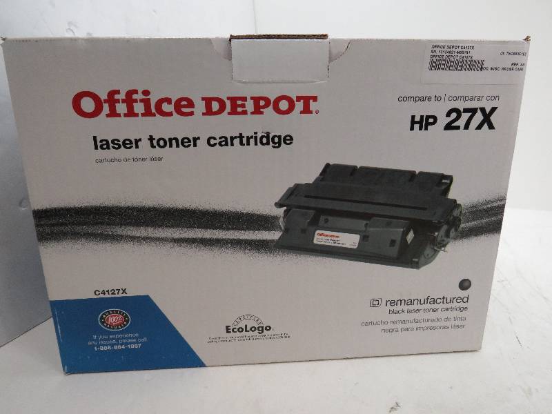lot 6 image: HP 27X Laser Toner Cartridge
