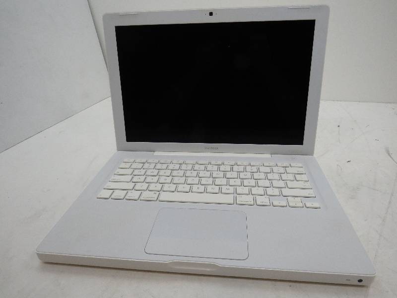 lot 2 image: Apple MacBook 2008 2.4GHz 120GB hard drive