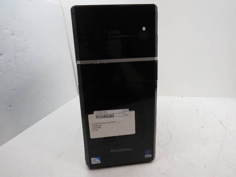 lot 24 image: Power Spec Desk Top  computer tower with a 500GB hard drive