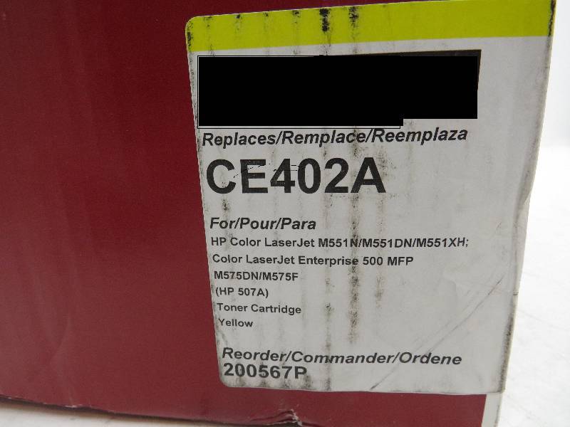 lot 16 image: Toner cartridge for HP Color Laser Jet CE402A