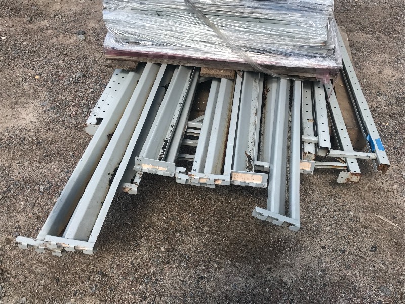 lot 12 image: Pallet Racking (4) 3x6 Uprights,...