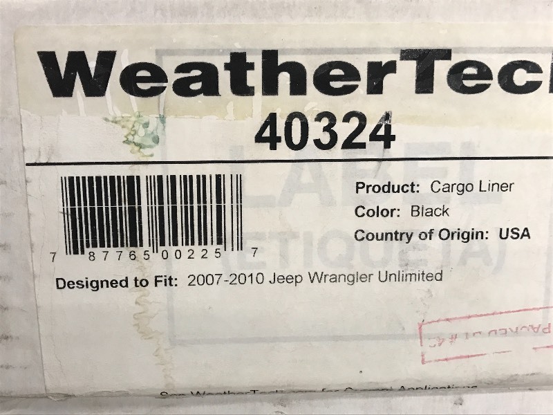 lot 49 image: WeatherTech 2007-2010 Jeep Wrangler...
