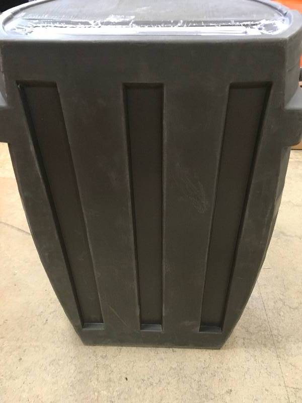 50 Gal. Rain Barrel with Woodgrain Brass Spigot