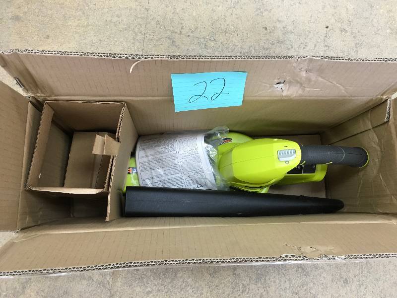 RYOBI ONE 150 MPH 200 CFM 18-Volt Lithium-Ion Hybrid Leaf BlowerSweeper - Battery and Charger Not Included