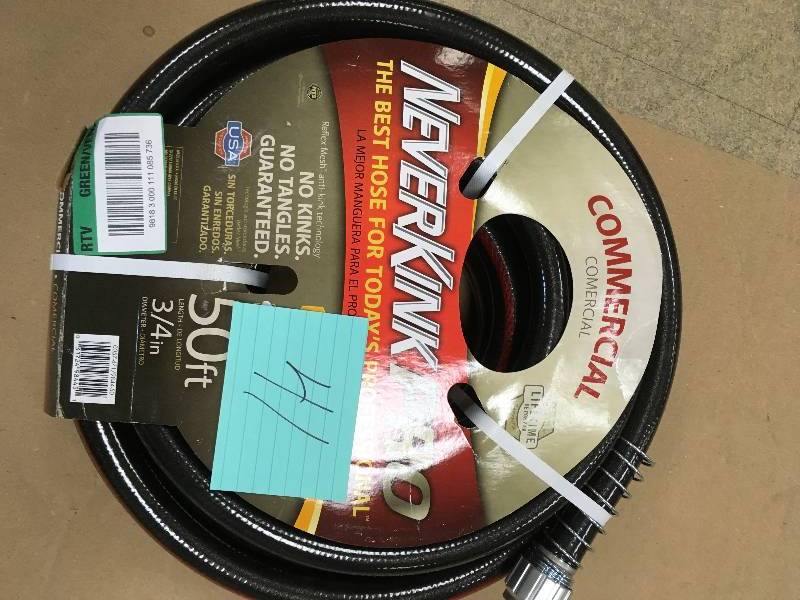 NEVER KINK PRO 34 in. Dia x 50 ft. Commercial Duty Water Hose not used