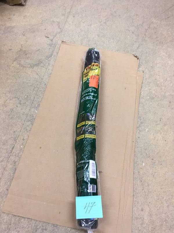 VIGORO 3 ft. x 50 ft. Polyethylene Weed Barrier Landscape Fabric  Note has a tiny rip