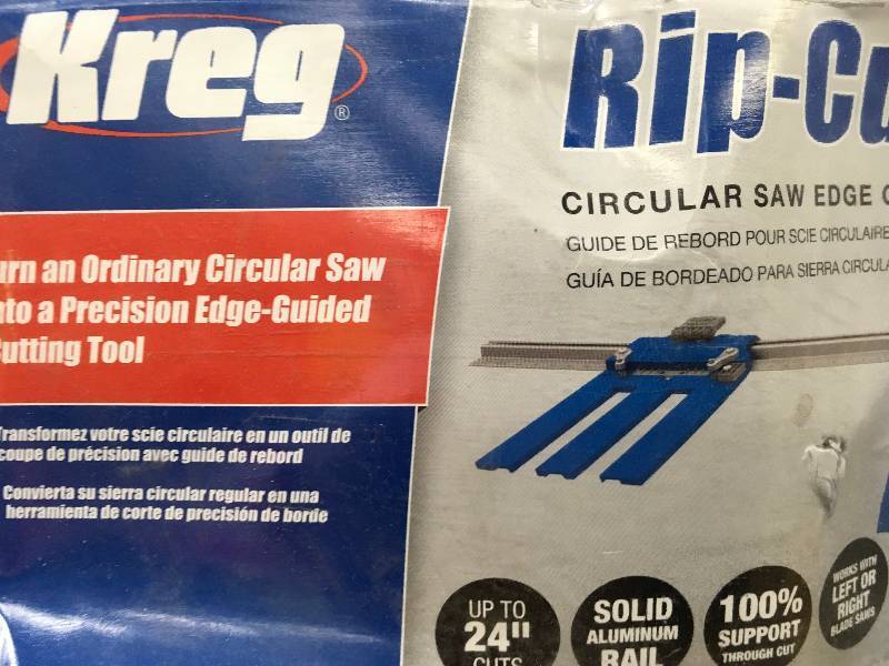 KREG 24 in. Rip-Cut Aluminum Circular Saw Guide in good conditions